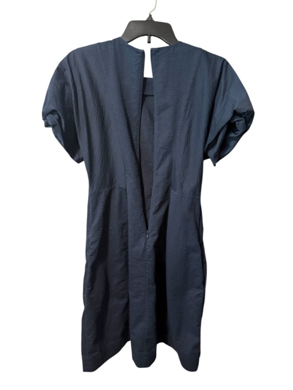 COS Textured Cotton Short Sleeve Dress - Picture 4 of 8
